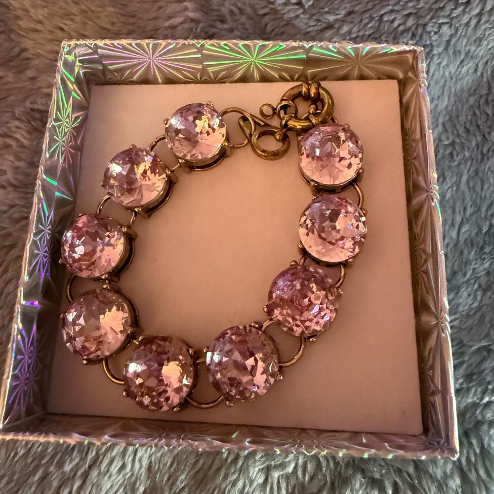Kate Spade Pink Gemstone Bracelet